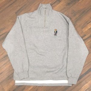 polo bear quarter zip